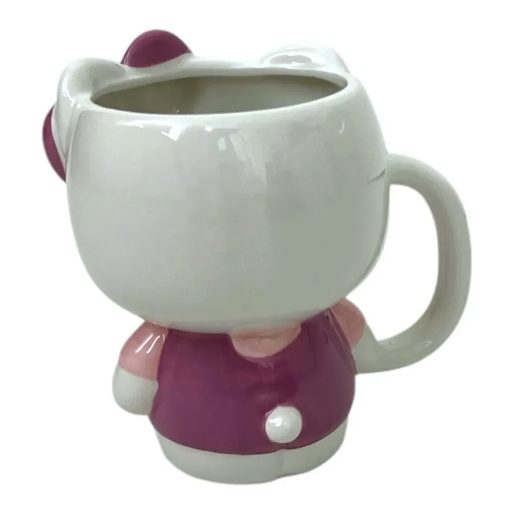 Sanrio 3D Hello Kitty Full Body Bow Pink Purple 20oz Tall Mug Cup NEW